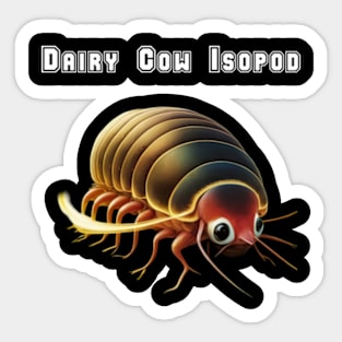 Dairy Cow Isopod Sticker